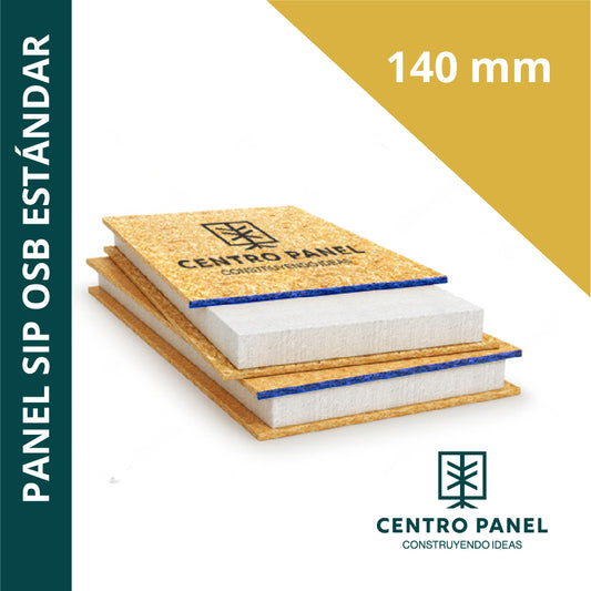 Panel SIP OSB estándar 140 mm