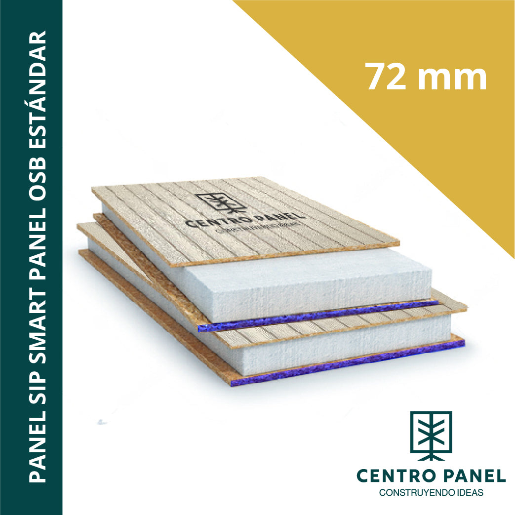 Panel SIP SMART PANEL OSB estándar 72 mm