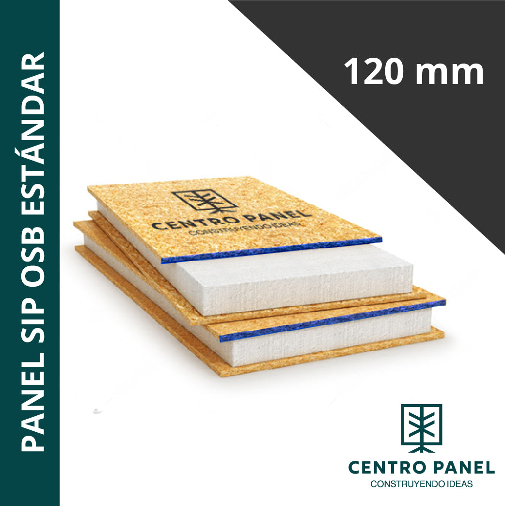 Panel SIP OSB estándar 120 mm